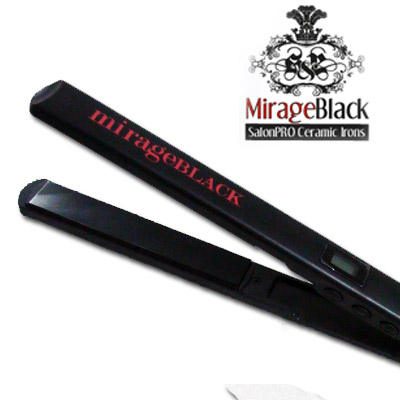 The MirageBlack Ceramic & Tourmaline Hair Straighteners