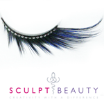 Sculpt Beauty Blue Black Fashion Lashes