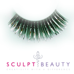 Sculpt Beauty Sparkling Gold/Black Carnival Lashes