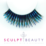 Sculpt Beauty Sparkling Carnival Lashes - Blue